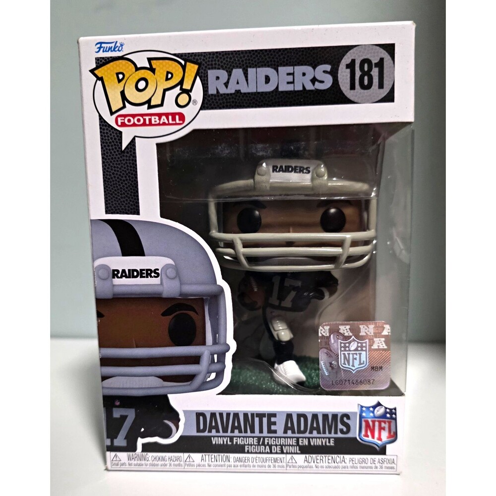 Funko Pop! Football Davante Adams Raiders NFL #181 Vinyl Figure